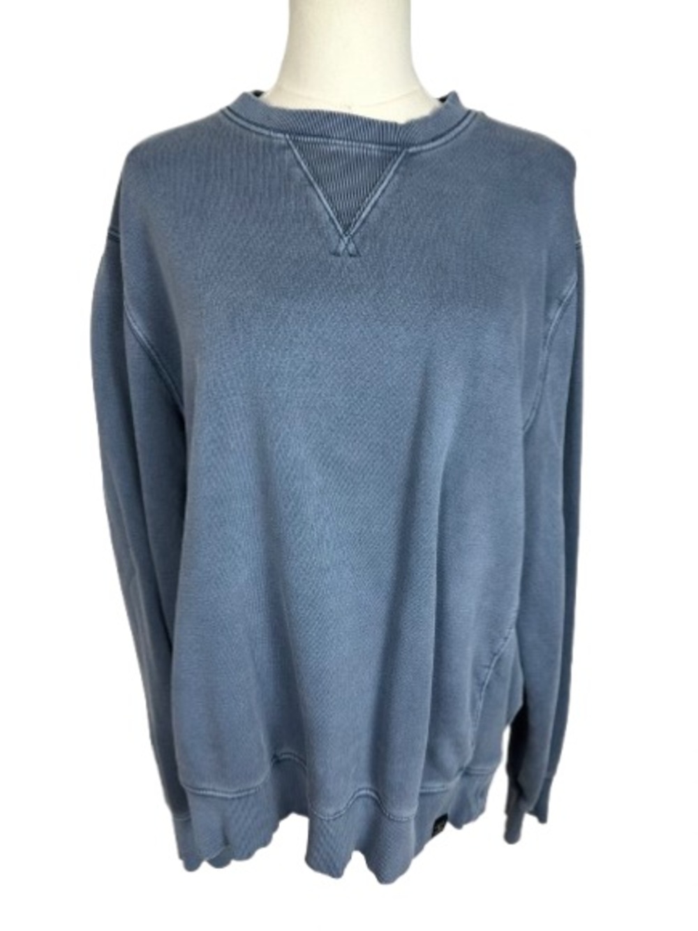 Lucky Brand Faded Blue Crewneck Sweatshirt Size L